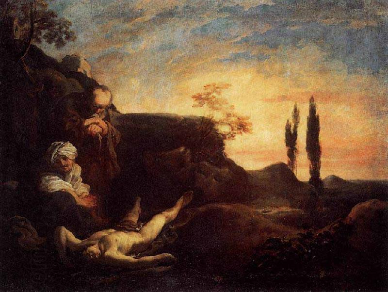 LISS, Johann Adam and Eve Mourning for Abel oil painting picture